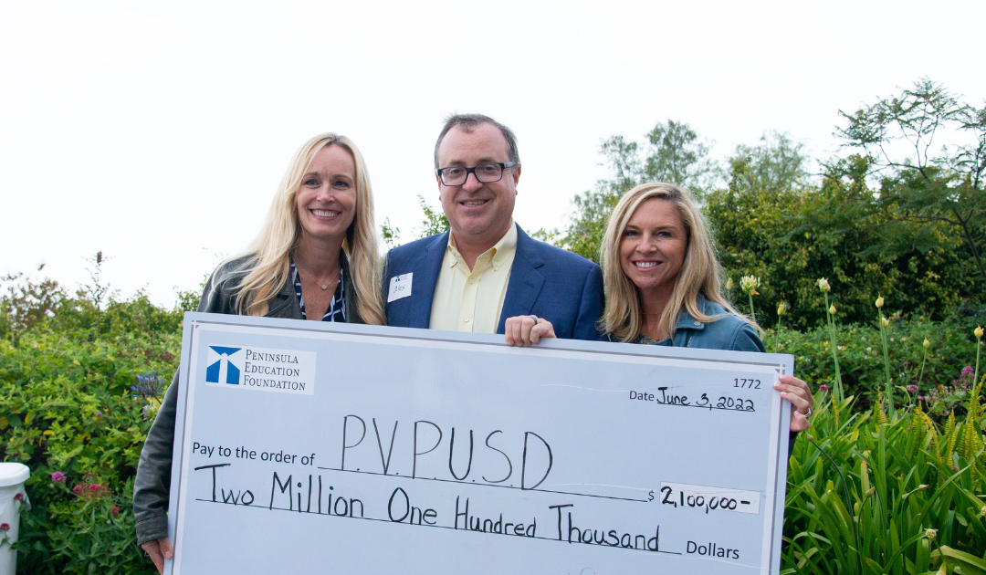 PEF Raises $2.1 Million for PVPUSD